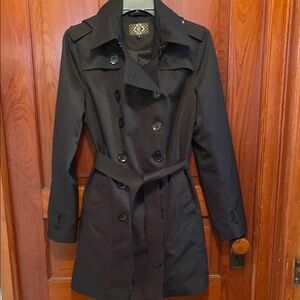 Signature Black Trench Coat Tailored Silhouette